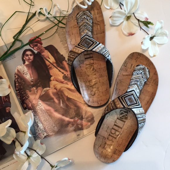 Sam & Libby Shoes - Sam & Libby Aztec Embroidery Earth Sandals